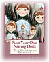 Paperback Book: Paint Your Own Nesting Dolls by Barros