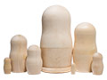Unpainted Blank Nesting Doll 7pc./6