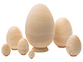 Unpainted Blank Nesting Egg 7pc./6