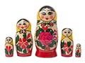 5-Piece Traditional Russian Babushka Nesting Doll