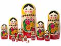 Very Large Semenov Traditional Russian Nesting Doll 