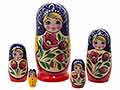 Volga Maiden 5pc. Nesting Doll