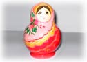 Round Russian Nesting Doll