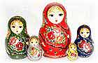 Rainbow Bouquet Russian Doll