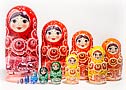 Colorwheel Matryoshka Doll