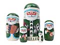 Irish Santa Nesting Doll