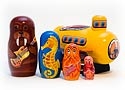 Yellow Sub Nesting Doll