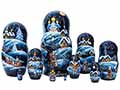 Christmas Eve Scenic Doll 10pc./10