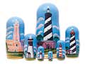 Lighthouses of America Nesting Doll