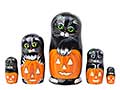 Halloween Cats Nesting Doll