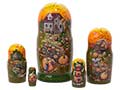Frost on the Pumpkin Nesting Doll
