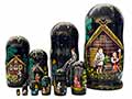 Gold Fish Fairy Tale Nesting Doll