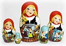 Little Red Riding Hood Nesting Doll