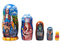 Wizard of Oz Movie Poster 5 pc. Nesting Doll