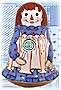 RAGGEDY ANN Lollipop Chime Doll