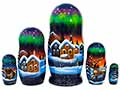 Northern Lights Nesting Doll