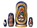 Silent Night Nativity Nesting Doll