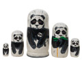 Panda Bear Nesting Doll at GoldenCockerel.com