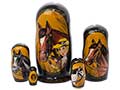 English Horse Nesting Doll