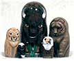 Buffalo Nesting Doll