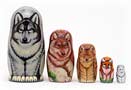 Wolves & Foxes Nesting Doll