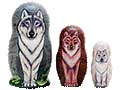 Wolf Pack Nesting Doll