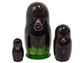 Black Bear Nesting Doll