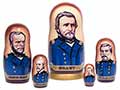 Civil War Union Generals Nesting Doll