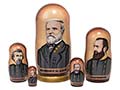 Civil War Confederate Generals Nesting Doll