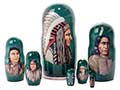 Indian Chiefs Nesting Doll