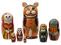 Henry VIII Cat Nesting Doll