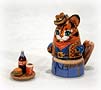 American Fat Cat Nesting Doll
