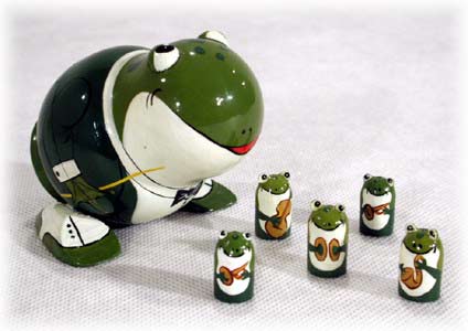 Frog Band Doll 6pc./4
