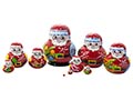 Mini Father Frost Nesting Doll