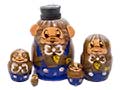 Mini Monkey Nesting Doll