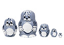 Mini Bunny Nesting Doll