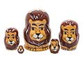 Mini Lion Nesting Doll