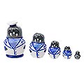 Mini Walrus Sailor Doll 5pc/.1