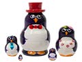 Mini Purple Penguin Doll 5pc./2