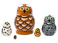 Owl Variety Mini Doll 5pc./1.5 - 