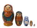 Mini Eskimo Doll 5pc./2