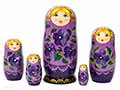 Lavender & Black Classical Doll 5pc./6