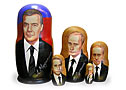 Medvedev Putin Putin Putin Doll 5pc./6