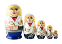 Female Doctor Doll 5pc./6