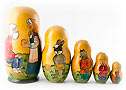 Kolobok Doll 5pc./6