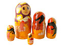 Three Pigs Doll 5pc./6