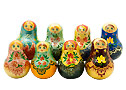 Classical Matryoshka Chime Doll - Floral Designs