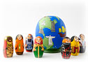 People of the World Globe small - Educational Toys