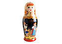 Nolinsk Girl Bottle Holder - Folk Art