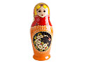 Nolinsk Fancy Girl Bottle Holder - Folk Art